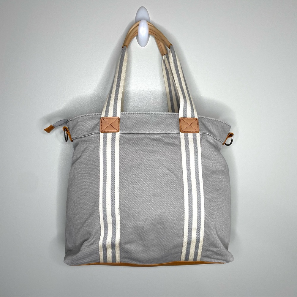 Pottery Barn Kids Gray Classic Canvas Diaper Bag